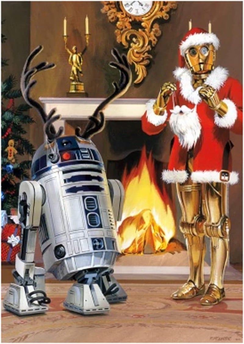 Buffalo Games â€“ Disney Star Warsâ„¢ - All I Want for Christmas is R2-500 Piece Holiday Jigsaw Puzzle - Festive, Puzzles for Adults and Families â€“ Precision-Cut Pieces, Winter Artwork - Image 3